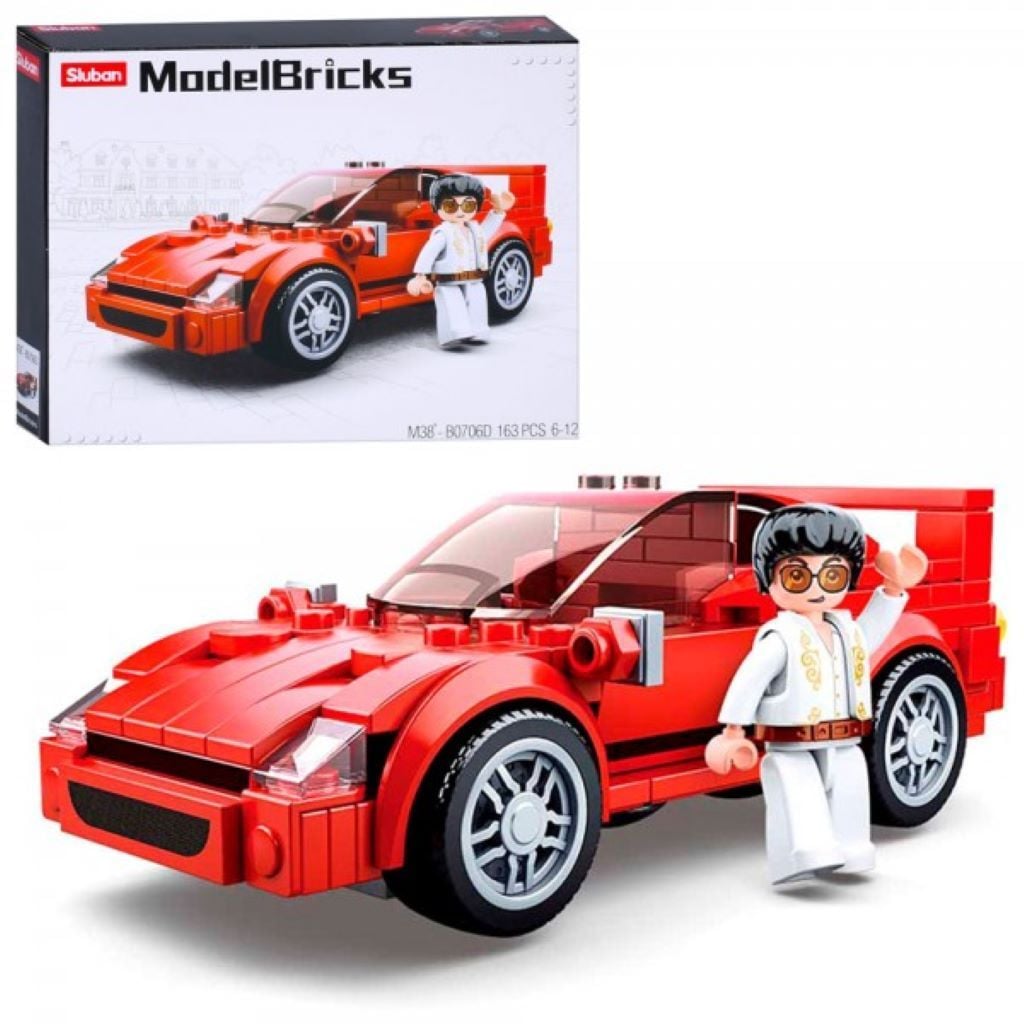 Конструктор типу лего 163 дет Model Bricks машина фігурка у коробці 24*19*4,5см M38-B0706D sluban