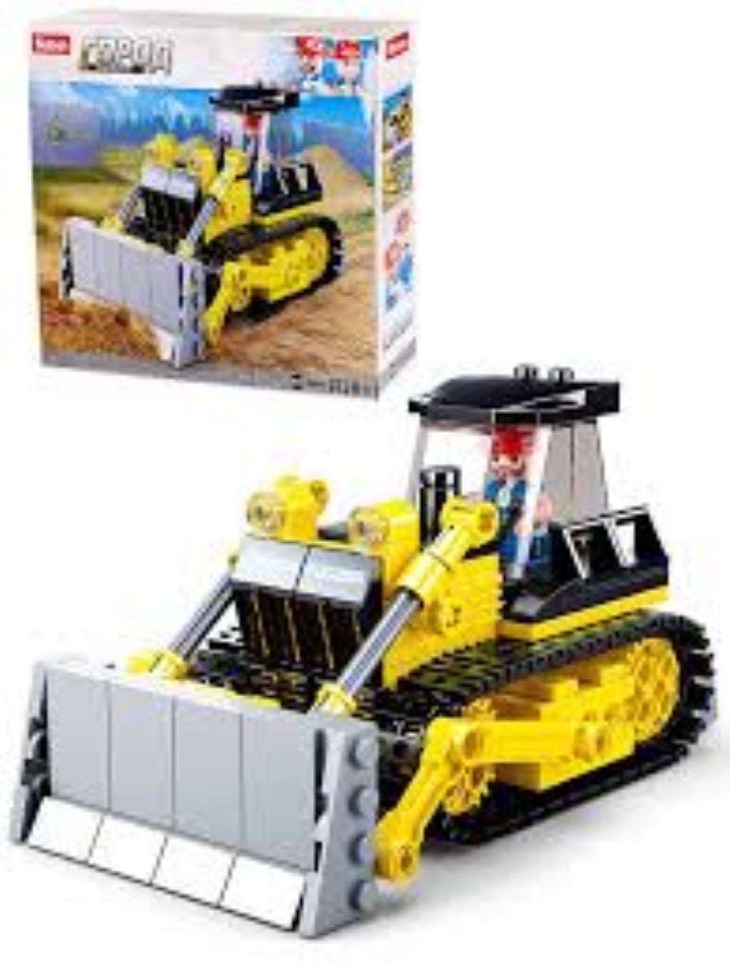 Конструктор типу лего 231дет TOWV будтехніка Бульдозер фігурка в коробці 29*24*5см М38-В0802 sluban