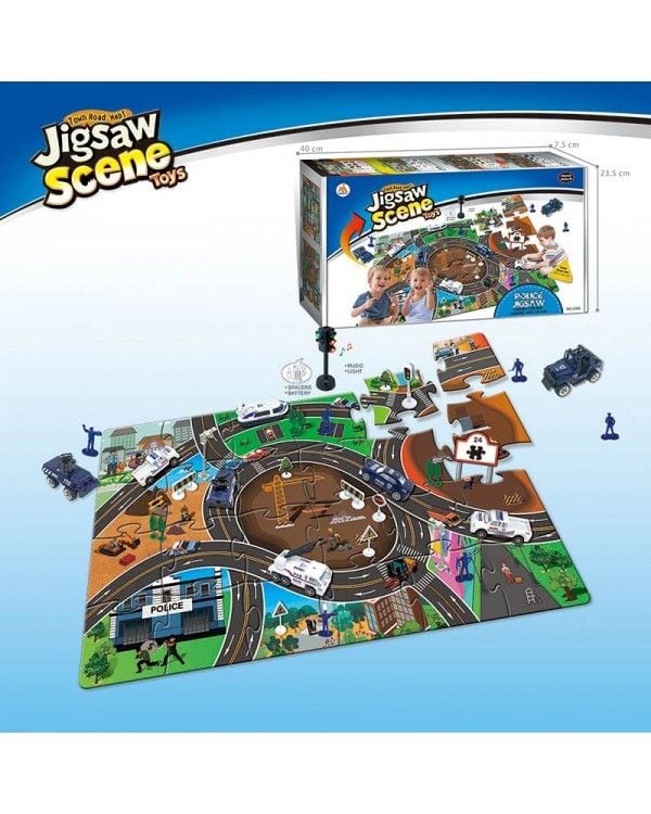 Збудуй дорогу пазли коробка 45*30*4см 235ABCD Китай