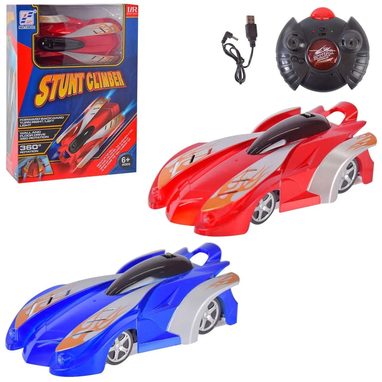 Машина антигравітаційна на радіокеруванні на бат їздить по стіні коробка 24*16*7,5см 139-22 Китай