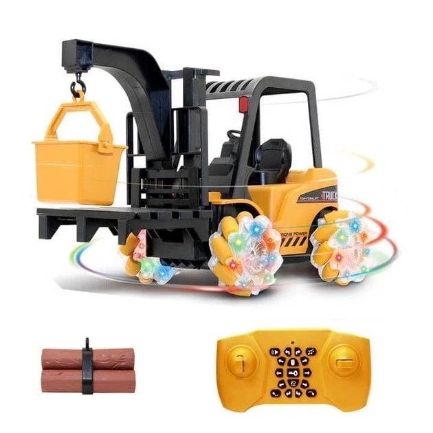 Будтехніка р/у навантажувач світло звук коробка 27*12*18см 689-807 Китай