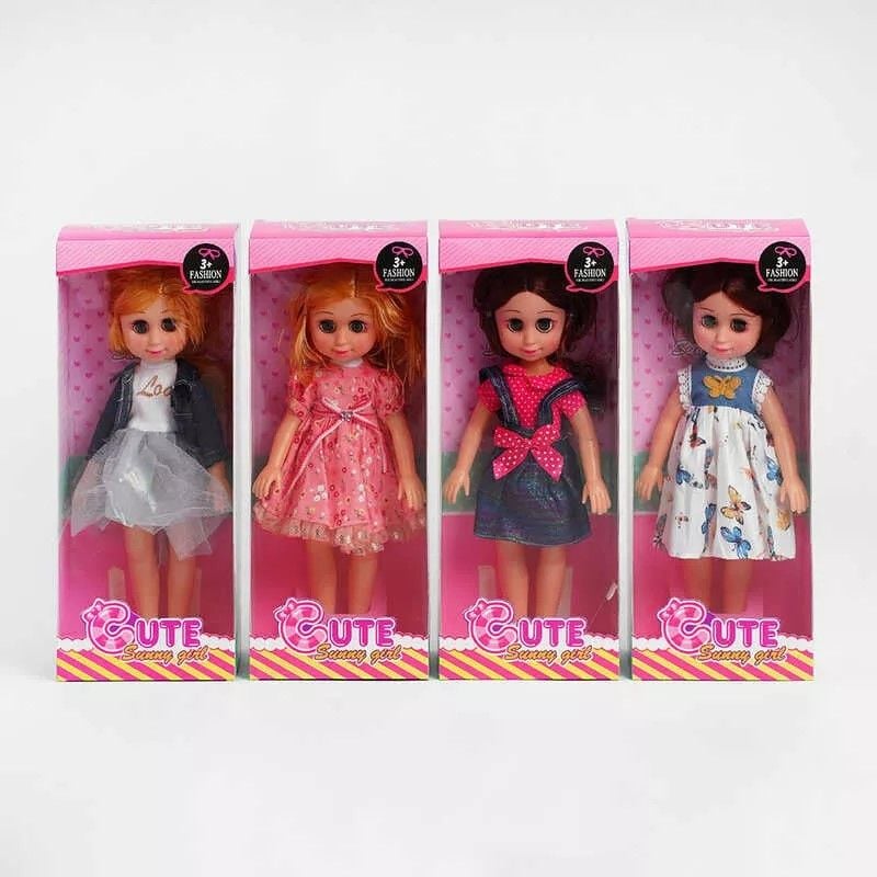 Лялька Sunny girl заплющує очі коробка 34*14*8 см 2025N Китай