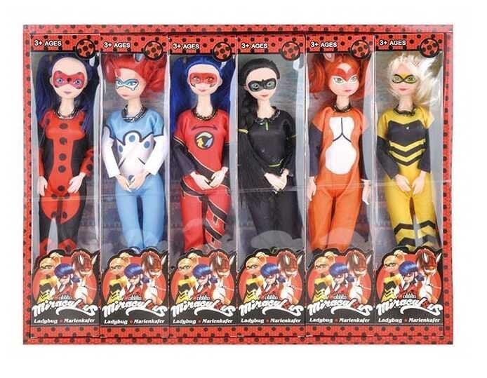 Лялька Леді Баг 6 видів у коробці 31*7*3см 2085F Китай
