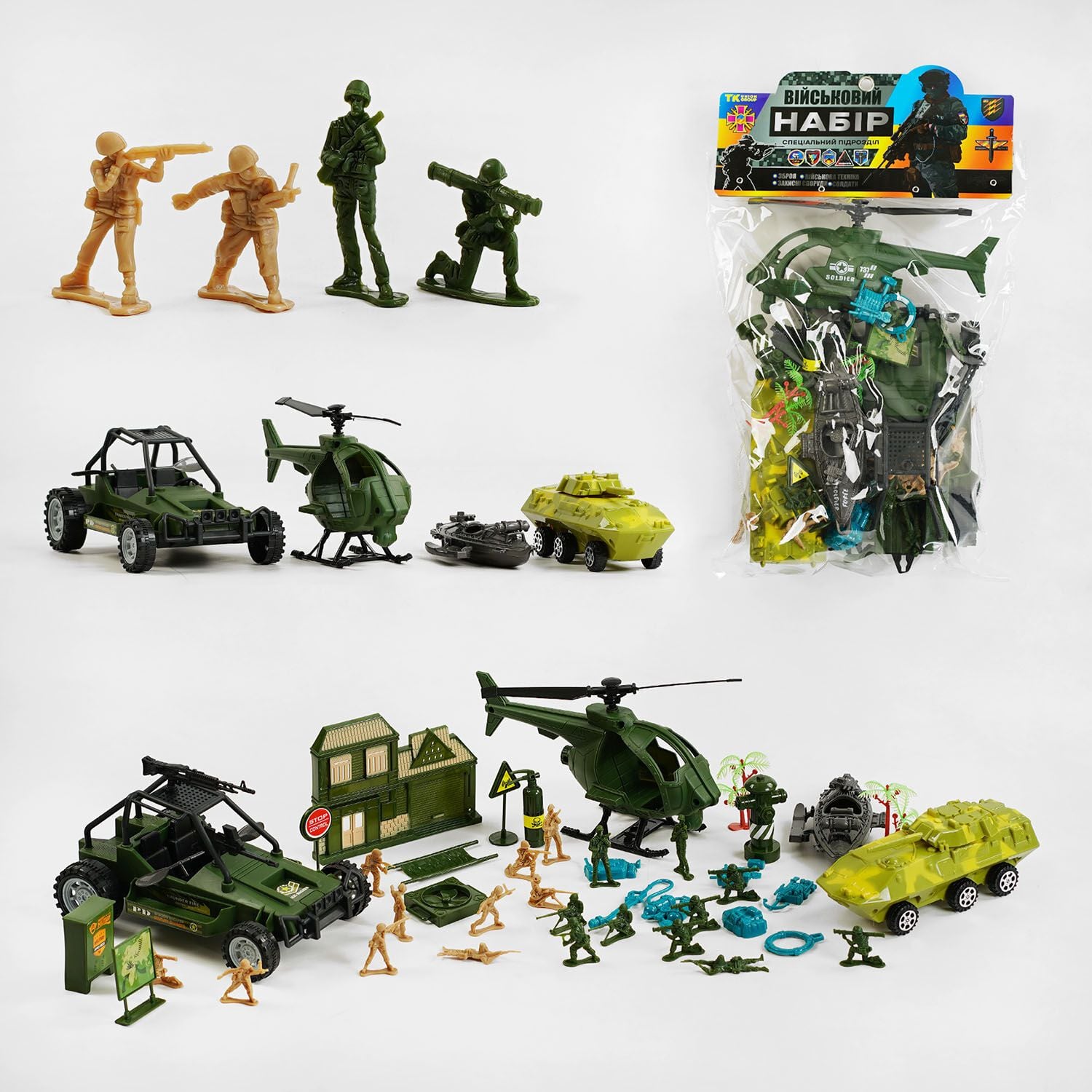 Військовий набір COMBAT в пакеті 45*26*4cм TK-04232 TK Group