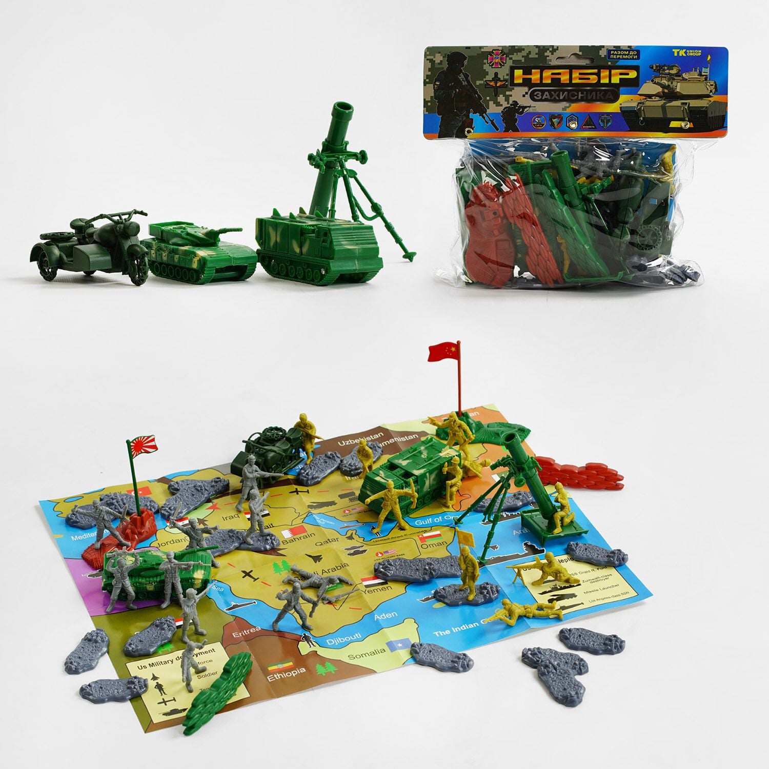 Військовий набір COMBAT в пакеті 23*21*4cм TK-50264 TK Group