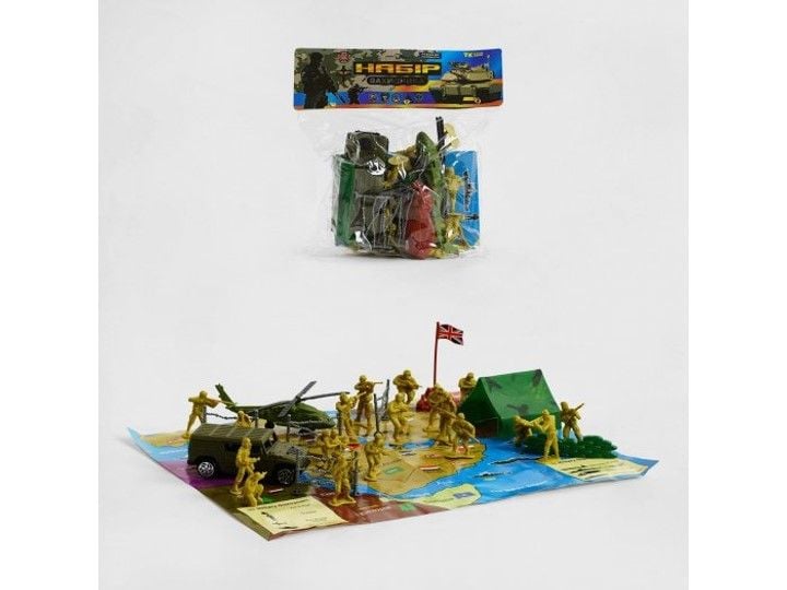 Військовий набір Комбат зброя солдати техніка пакет 26*24см TK-50098 TK Group