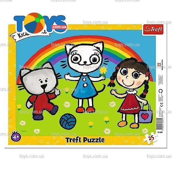 Пазли в рамці 25ел Кошеня Кітті 37*28см 31389 Trefi