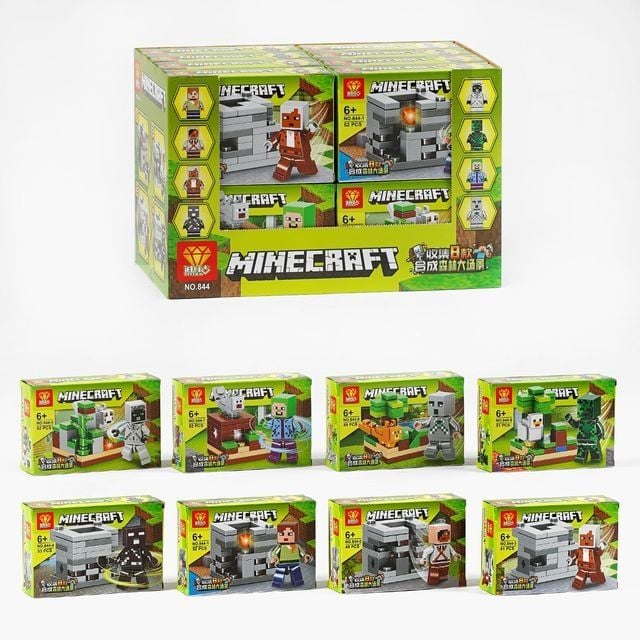 Конструктор 49д MINECRAFT герої гри у коробці 14*9*4см 844 Китай