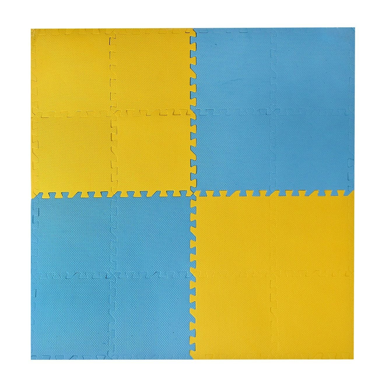 Килим-пазл EVA 30*30*0,8см 16дет 114*114*0,8см у слюді K89405 Китай