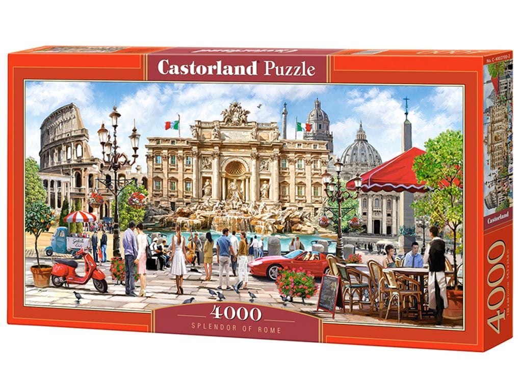 Пазли 4000ел Велич Риму 138*68см в коробке 40*27*5,5см С-400270 Castorlend