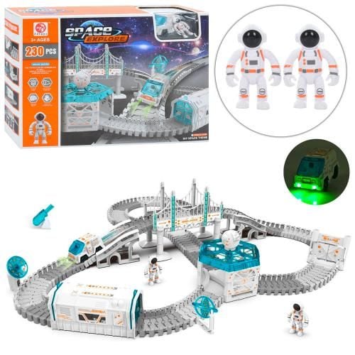 Трек 230дет машинка 2 фігурки батар світло коробка 43*31*9,5см 7506 Китай