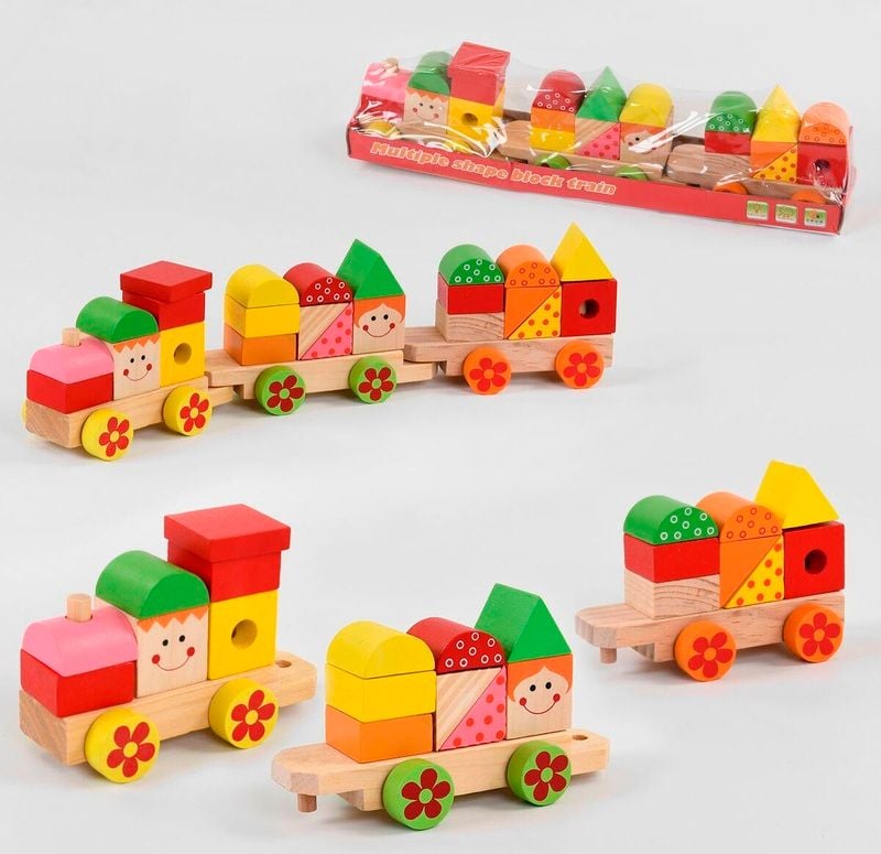 Дерево логіка Потяг у блістері 38*10*7 см C39268 Китай