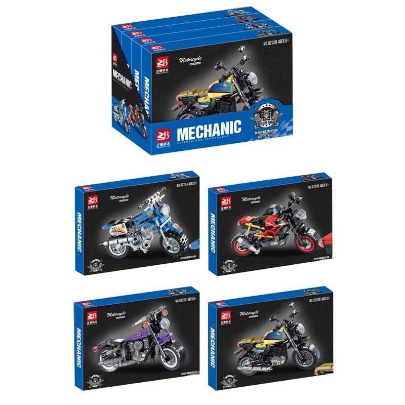 Конструктор Motorcuycle collection 4 види коробка 32*22*5см 9220 Китай