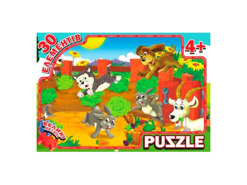 Пазли 30 ел На городі у коробці 28*20*3см RI17092111 Jumbo