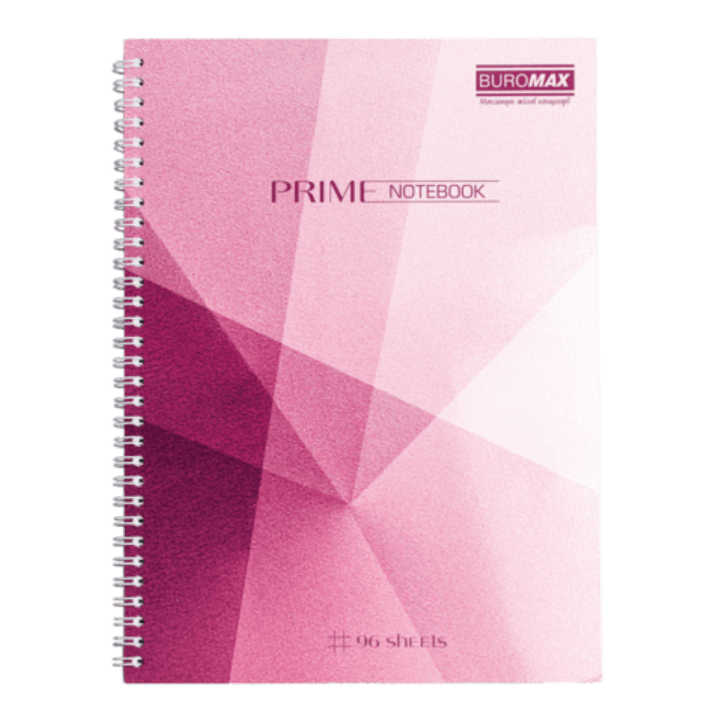 Зошит А4 96арк на спіралі клітинка PRIME BM24451101-10 Buromax