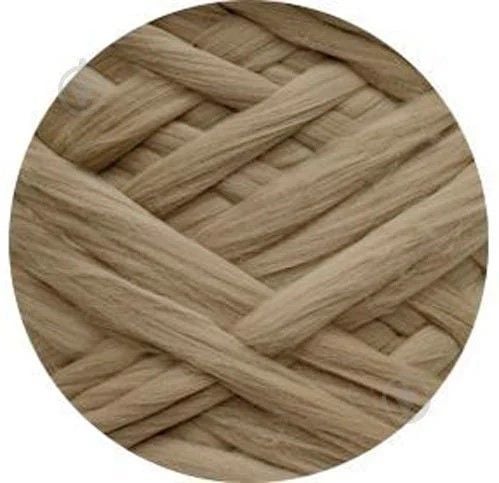 Вовна для валяння Тілесний 50гр 100% натуральна вовна 458 наша пряжа