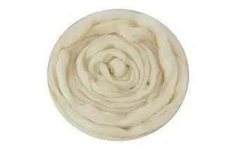 Вовна для валяння Біла 50гр 100% натуральна вовна 100 Наша пряжа